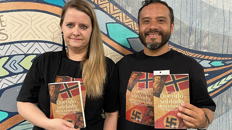 Presentan en el CAE el libro “Querido soldado desconocido” 