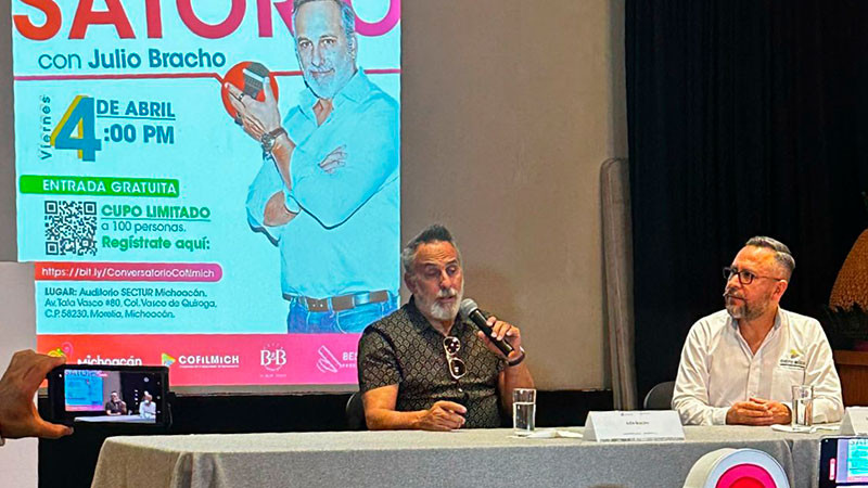 Julio Bracho llegará a Michoacán para compartir su experiencia con actores locales 