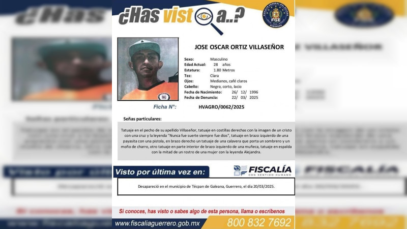 Buscan a tres jóvenes desaparecidos en Tecpan de Galeana, Guerrero