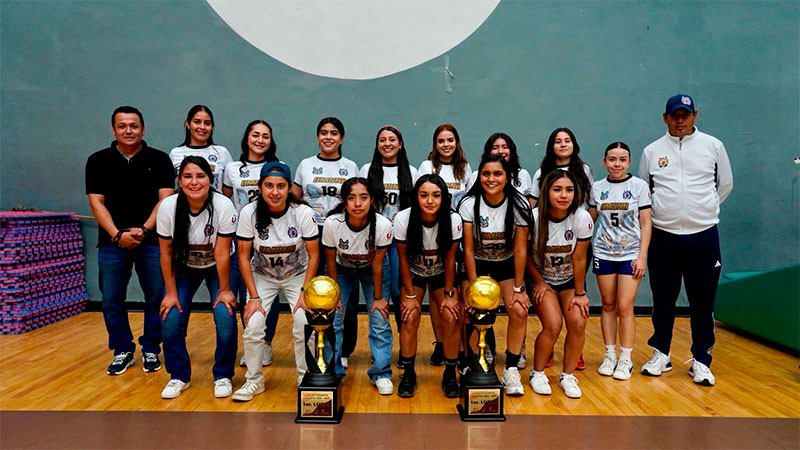 Las nicolaitas se coronan campeonas en la Liga Estudiantil Cecufid 