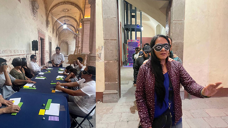 Invita SECULT al primer “Recorrido a Ciegas” en la Casa del Faldón, en Querétaro 