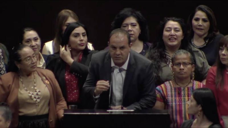 ¡Yo no tengo miedo!: Cuauhtémoc Blanco sube a tribuna para defender su no desafuero 
