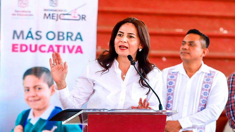 Más de 50 mdp invertidos en obra educativa para Uruapan: SEE 