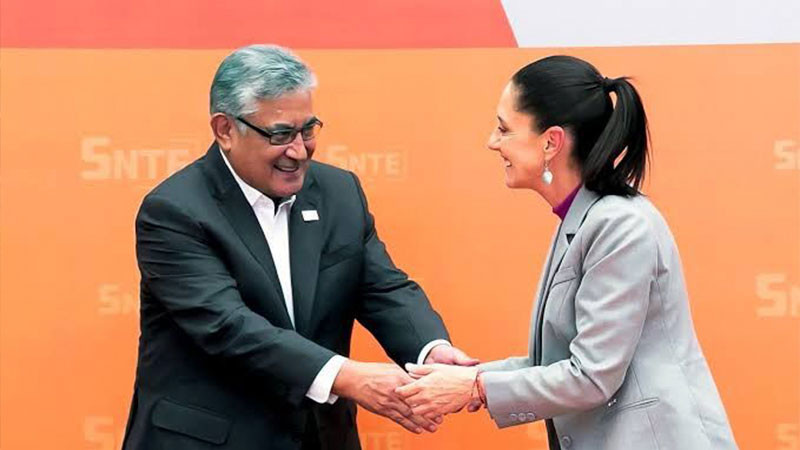Sheinbaum se reúne con el SNTE en Palacio Nacional  