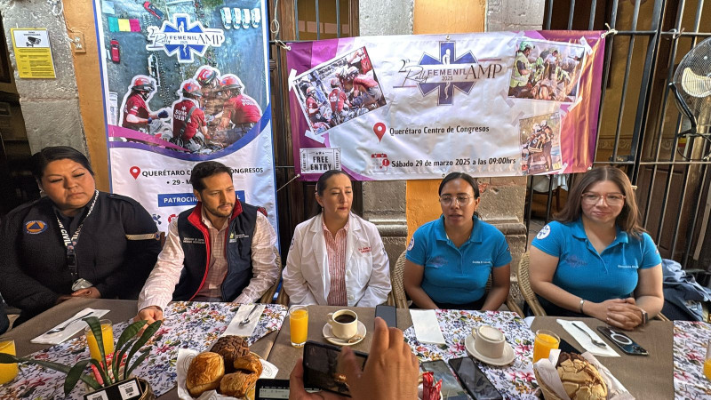 Anuncian segundo Rally Femenil de Atención Prehospitalaria Querétaro 2025 
