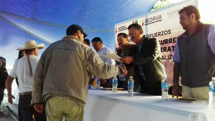 Reciben productores morelianos más de 2 millones de pesos para proyectos productivos 