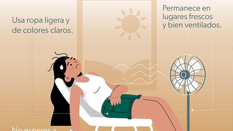 Ante onda de calor, exhorta PC Michoacán a población mantenerse alerta 