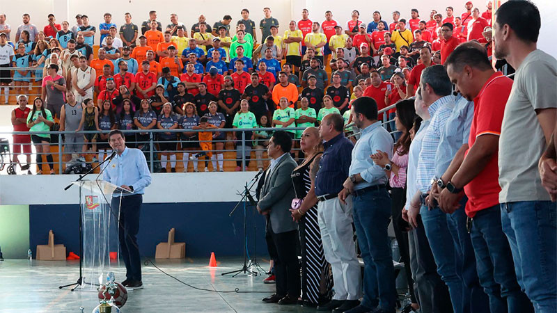 Inaugura Alfonso Martínez juegos deportivos del SIDEMM 