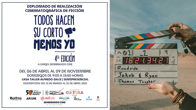 Abiertas inscripciones para el diplomado de realización cinematográfica de ficción 