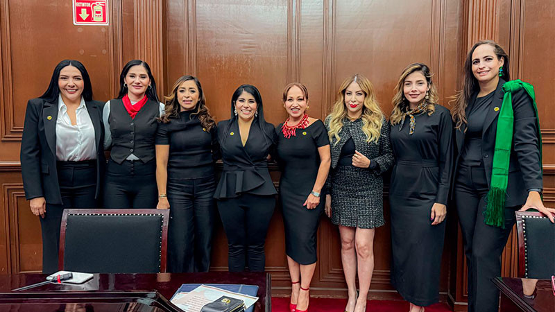 Impulsan diputadas agenda con perspectiva de género en el Congreso 