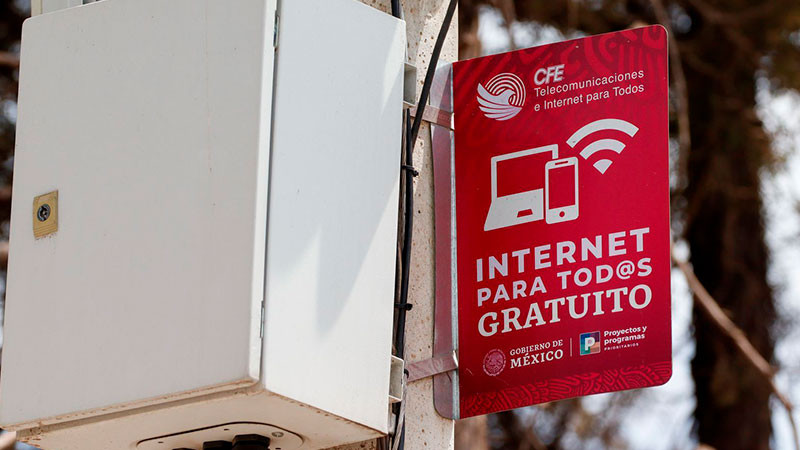 En abril, Michoacán contará con más de 4 mil puntos de internet gratuito 