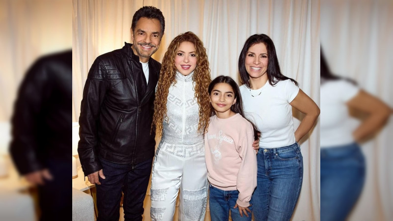 Revelan cuánto pagó Eugenio Derbez por una foto con Shakira