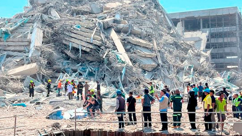 Cifra de muertos por terremoto en Myanmar supera los mil 600 