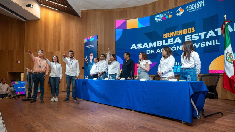 Eligen a Vianney Perea como dirigente de Acción Juvenil en Querétaro
