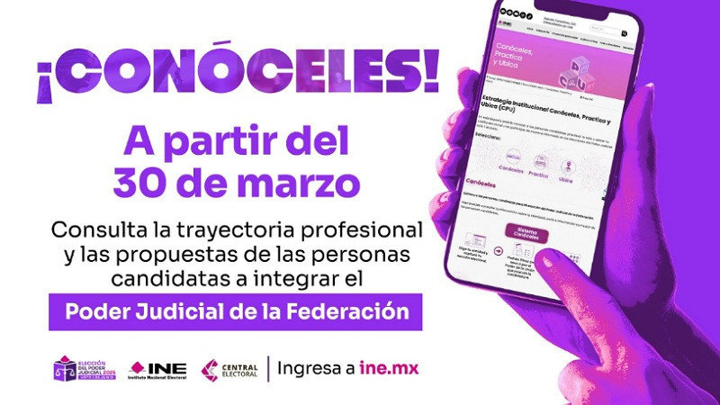 Arranca de manera oficial campaña electoral para diferentes cargos del Poder Judicial con más de 3 mil candidaturas 