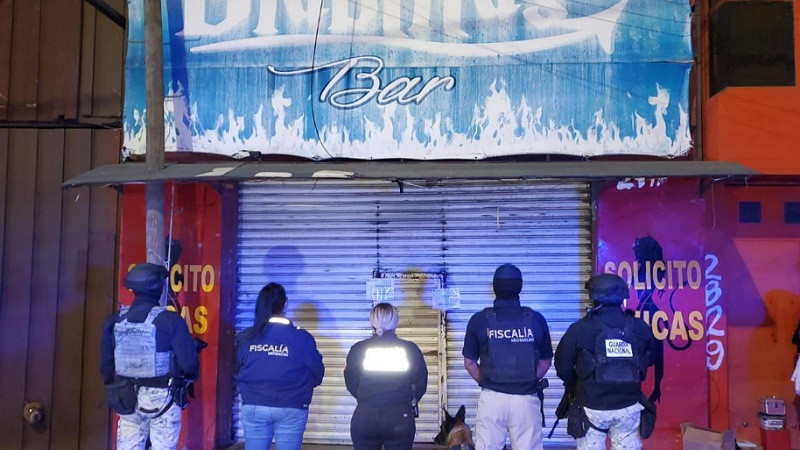 Catean dos bares en Morelia, Michoacán: aseguran 750 dosis de sustancias con apariencia de sustancia ilegal 