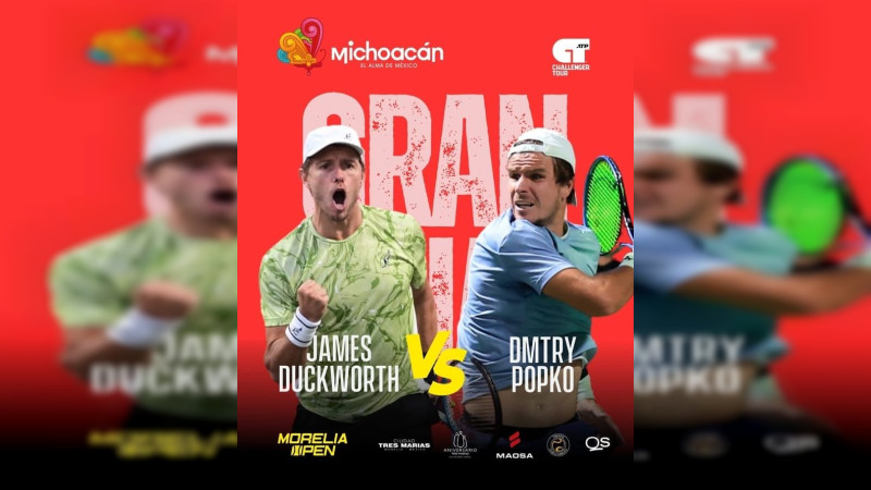 Hoy gran final del Morelia Open Challenger Tour: Sectur 