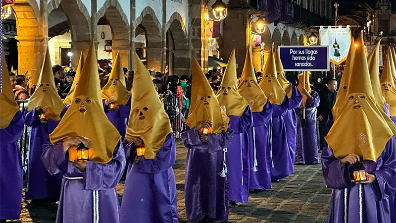 Vive el fervor de la Semana Santa en Pátzcuaro 