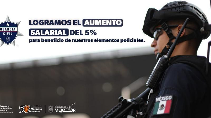 Pagan retroactivo con incremento salarial a personal de la Guardia Civil: SSP 