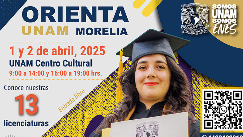 Realizarán feria de licenciaturas en la UNAM Centro Cultural Morelia 