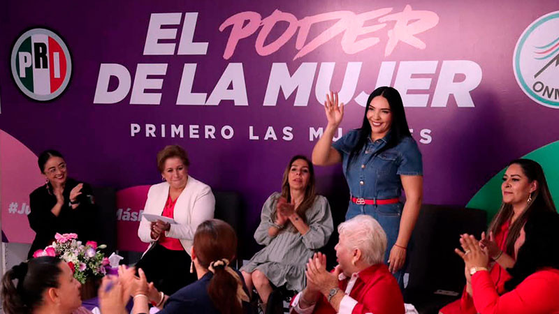Desde el PRI se aporta a la construcción de un Michoacán más justo y equitativo: Adriana Campos Huirache 