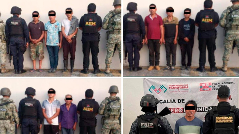 En Chiapas, detienen a 13 presuntos paramilitares 