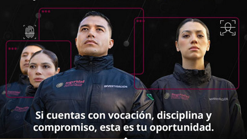 México va por formar agentes de investigación e inteligencia; SSPC lanza convocatoria 