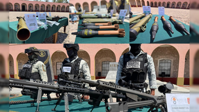 Ejército equipa con armas antitanque y lanzacohetes a soldados en 3 plazas del crimen en Michoacán: También dota de Barretts calibre 50 y ametralladoras de mil balas por minuto 