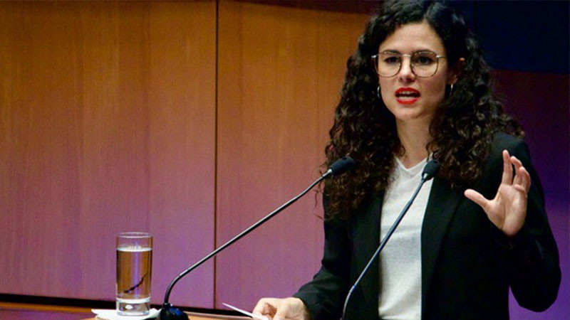 Luisa María Alcalde se lanza contra el INE por prohibir que los tres poderes del Estado promuevan la participación en elección  