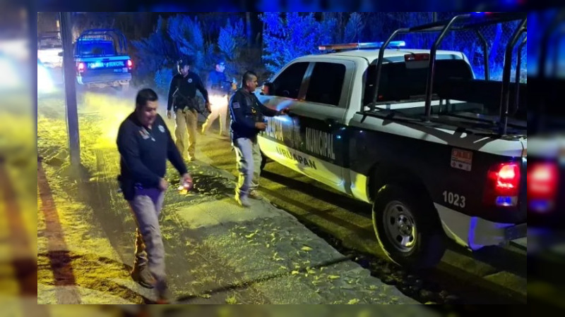 Se enfrentan civiles armados y escoltas del Alcalde de Uruapan, Michoacán 
