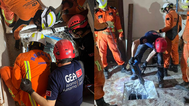 Logran a rescatar a dos hombres con vida, 5 días después de sismo en Myanmar 
