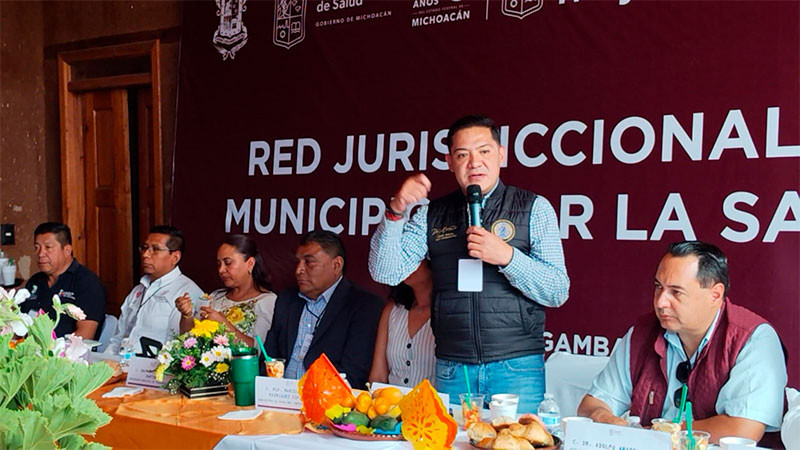 Con resultados positivos se realizó la reunión de la Red Jurisdiccional de Municipios por la Salud en Tingambato 