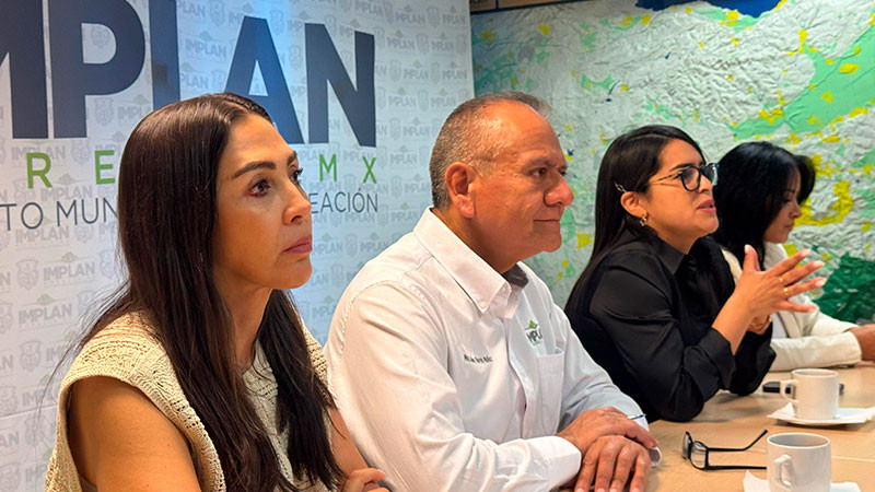 Coordina IMPLAN Morelia trabajos por el crecimiento de la capital 