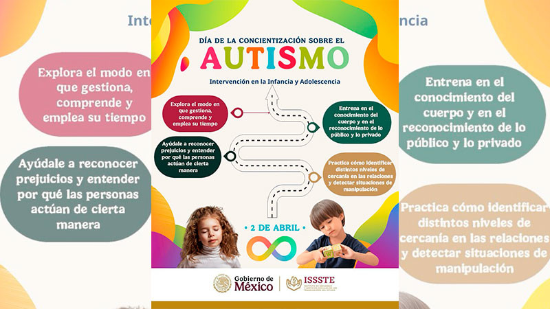 Ofrece ISSSTE tratamientos preventivos, de diagnóstico y rehabilitación a personas con autismo 