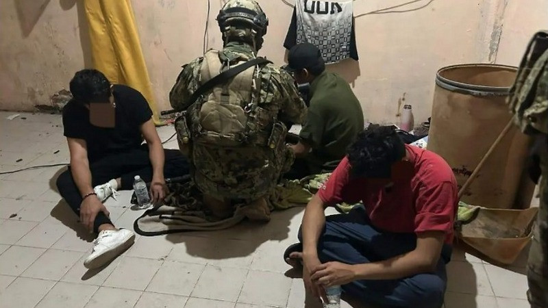 Fuerzas federales rescatan a tres hombres privados de la libertad en Mazatlán, Sinaloa 