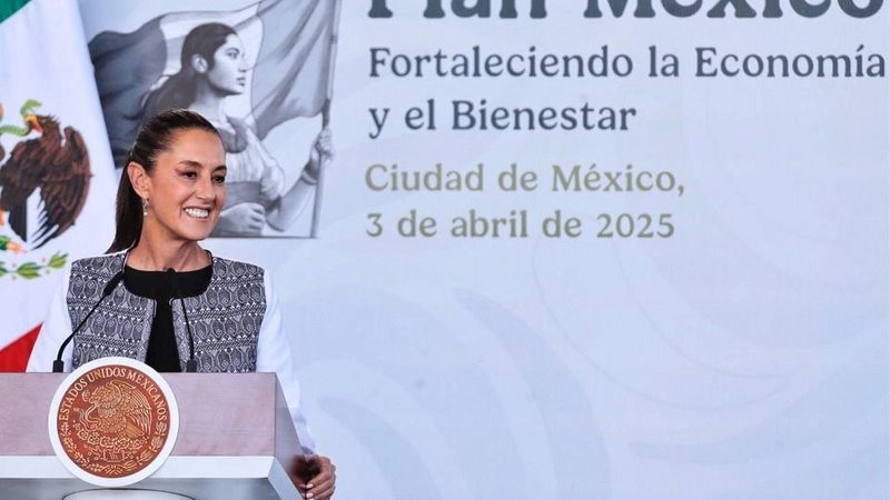 Claudia Sheinbaum anuncia 18 programas y acciones del Plan México en respuesta a aranceles de Trump 