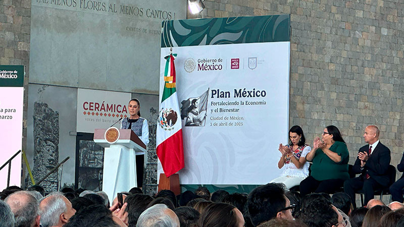 Respalda Morón programas y acciones del "Plan México" anunciadas por Claudia Sheinbaum 