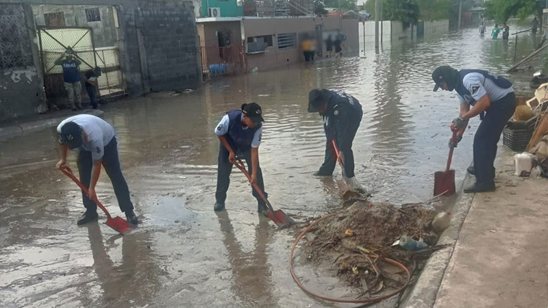 Cerca de 2 mil damnificados por lluvias en Tamaulipas: SSPC