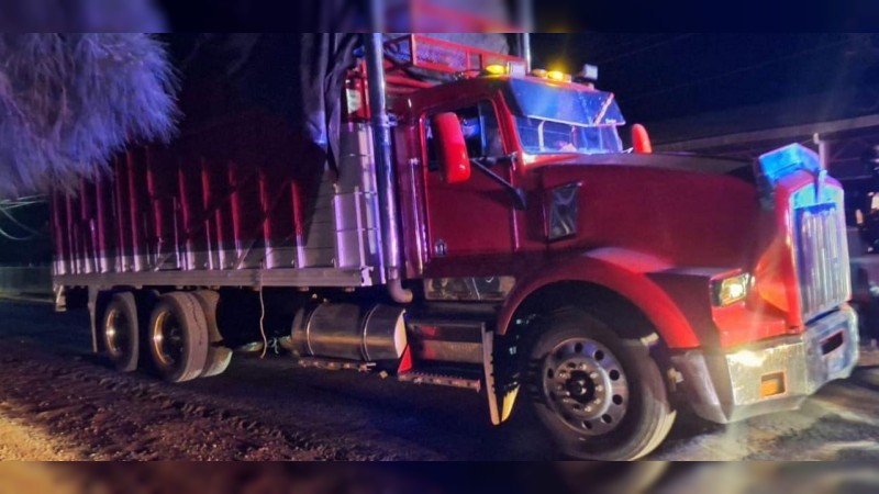 Robo de tráiler con aguacate lleva a captura de banda de asaltantes: Recuperan dos tráileres en Ziracuaretiro, Michoacán 