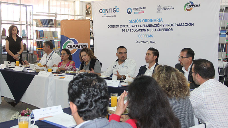 Se realiza la primera Sesión Ordinaria del CEPPEMS Querétaro 