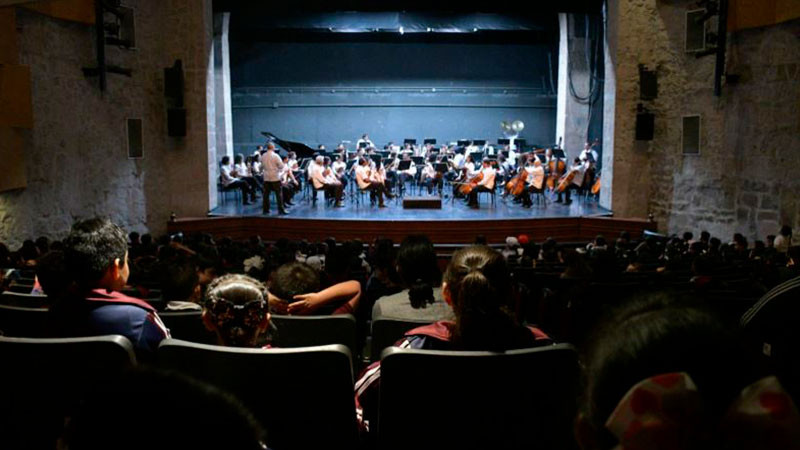 Arranca Orquesta Sinfónica de Michoacán conciertos didácticos para celebrar el mes de la niñez 