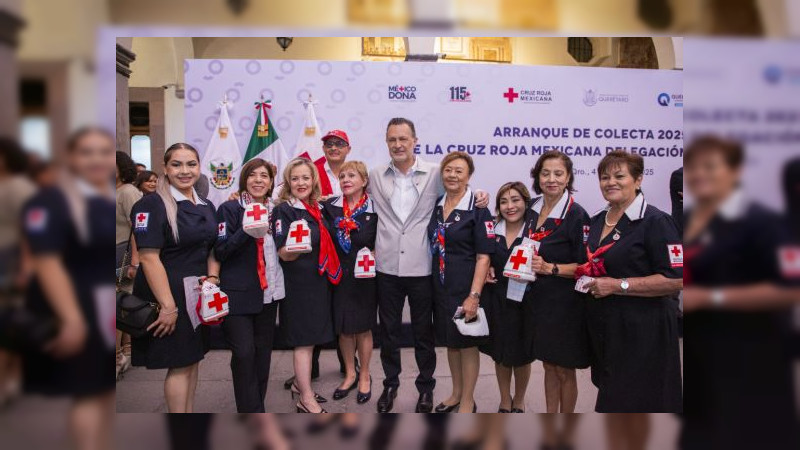 Encabeza Mauricio Kuri Colecta Anual 2025 de la Cruz Roja 