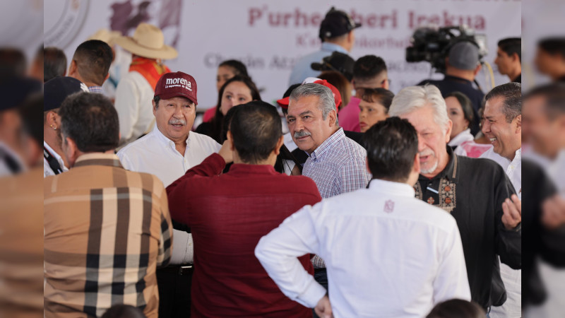 Plan de Justicia del Pueblo P'urhépecha es un agradecimiento de la presidenta a Michoacán: Morón 