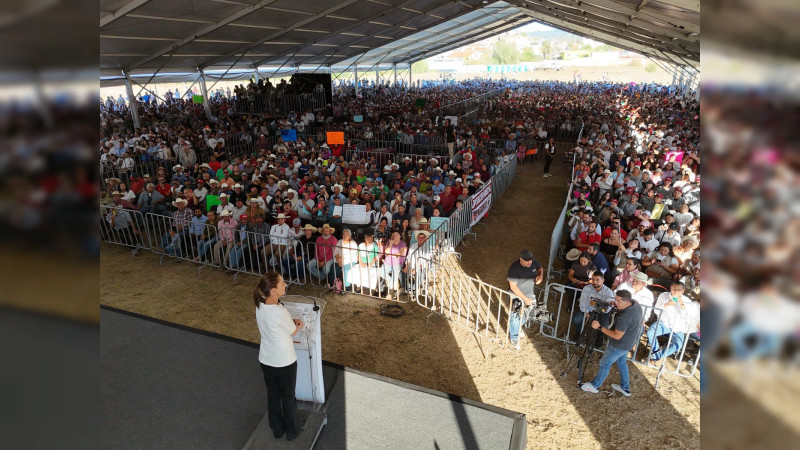 Sheinbaum inicia en Michoacán el programa Cosechando Soberanía  