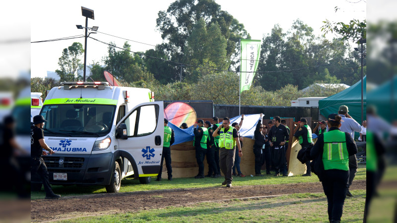 Dos heridos por caída de estructura en Festival AXE en Ciudad de México 