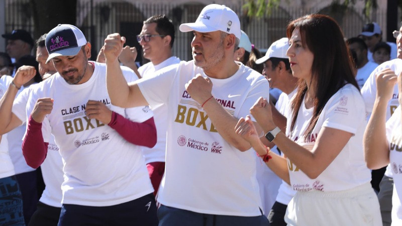 Knockout a las adicciones; Bedolla arranca en Michoacán Clase Nacional de Boxeo 