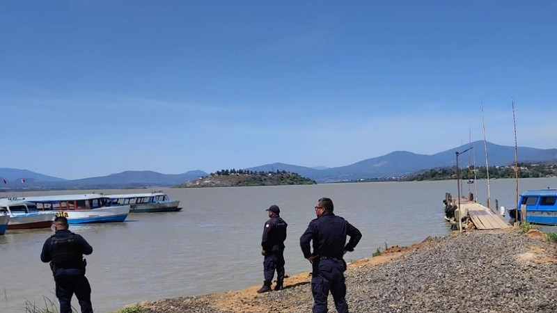 SSP refuerza operativo en lago de Pátzcuaro para evitar robo de agua 