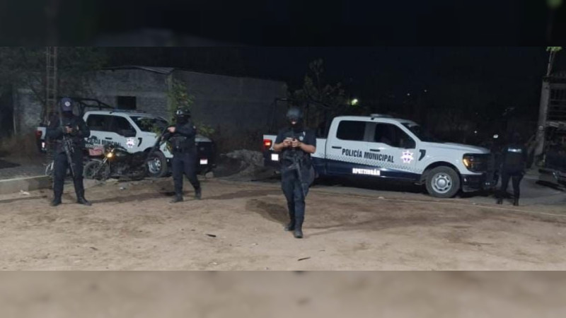 Suspende Policía palenque clandestino en Apatzingán, Michoacán 