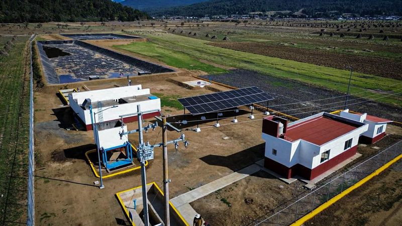 Rehabilitación de planta tratadora de aguas residuales de Sevina con un 90 % de avance 