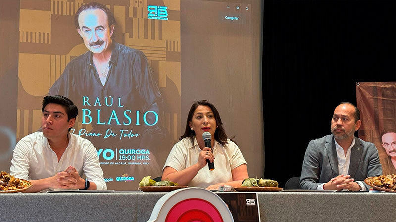 Anuncian concierto de Raúl Di Blasio en Quiroga, Michoacán 